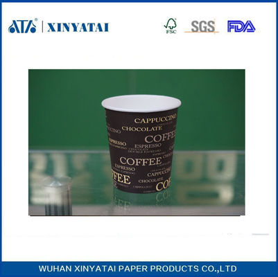 China 9 oz Biodegradable Pared sencilla Bebida caliente tazas de papel para llevar Café / Té / Bebidas proveedor
