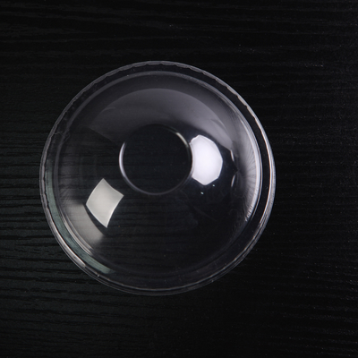 China PET Ronda domo Papeles Transparente Copa tapas con orificio central de 90 mm de diámetro proveedor