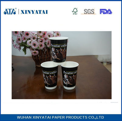 China Materia papel doble pared de papel tazas de café, biodegradables compostables Papel Copas proveedor
