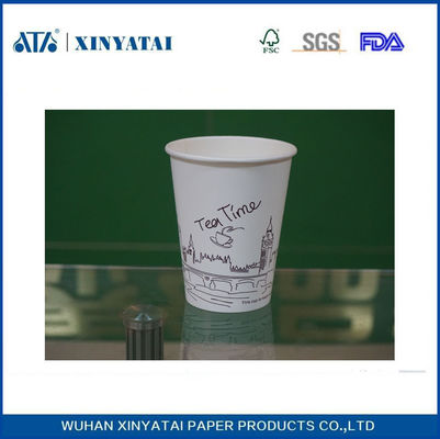 China Reciclables aislados personalizados de papel tazas de café, Reciclado desechables tazas de té 9 oz proveedor