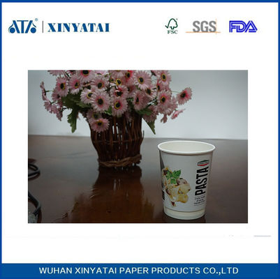China Logotipo impreso con aislamiento de papel desechables Copas, doble pared de bebidas para llevar Copas proveedor