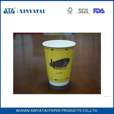 China La pared doble modificó al OEM de papel de las tazas para requisitos particulares de café 12oz 400ml con el logotipo proveedor