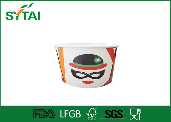 China Logotipo de 16 onzas que imprime la categoría alimenticia de papel de los envases disponibles del helado proveedor