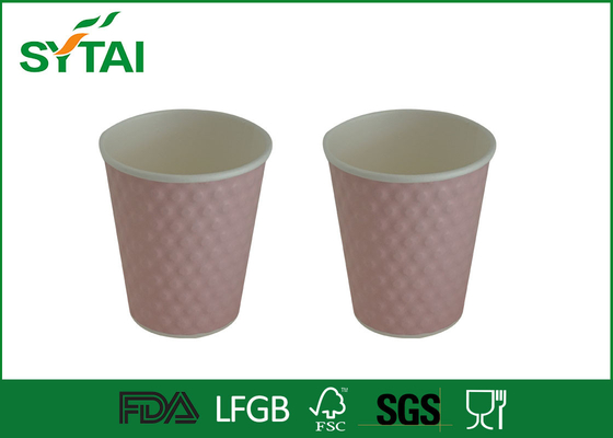 China Tazas de papel de la ondulación adibática de Customed/impresión de papel para llevar de la taza de café con las tapas proveedor