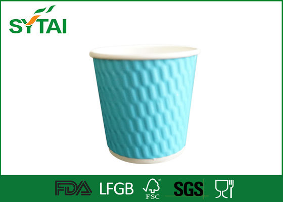 China 4oz 8oz 12oz colores Flexo modificado para requisitos particulares imprimió vasos de papel de ondulación, aislamiento papel tazas de café proveedor