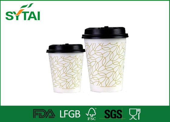 China 7 onzas con las tazas de papel de un sólo recinto impresas Flexo del diseño de la tinta de la categoría alimenticia para el café y el té proveedor