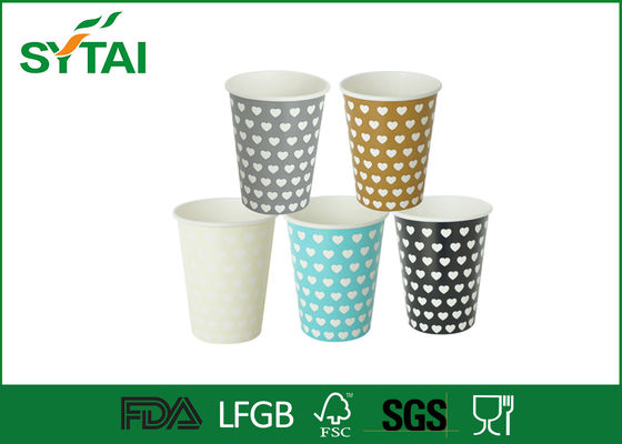China 12oz 400ml Eco-amigables en Papel Reciclado Copas, Biodegradable individuales de papel de pared tazas de café proveedor