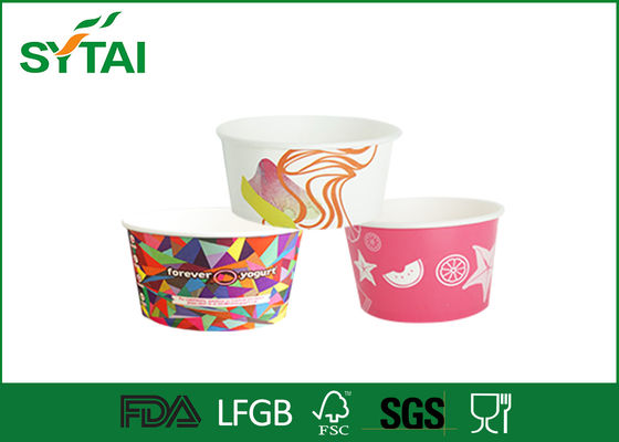 China El PE cubrió la aduana disponible del CUPS del helado impresa con el logotipo proveedor
