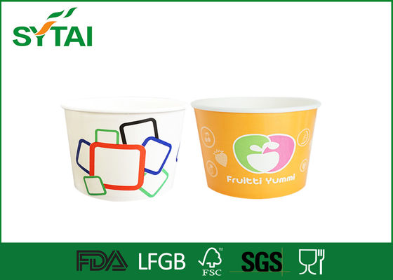 China 20oz los envases de papel cubiertos el PE del helado escogen/del doble para la comida fría proveedor