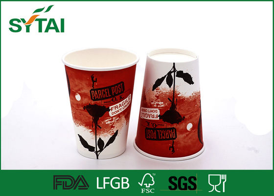 China No tazas de papel de un sólo recinto de la bebida de Defrmation, tazas de café disponibles blancas únicas proveedor