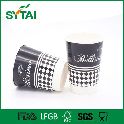 China tazas dobles disponibles del papel de empapelar 4-18oz con Flexo/la impresión en offset, Eco amistoso proveedor