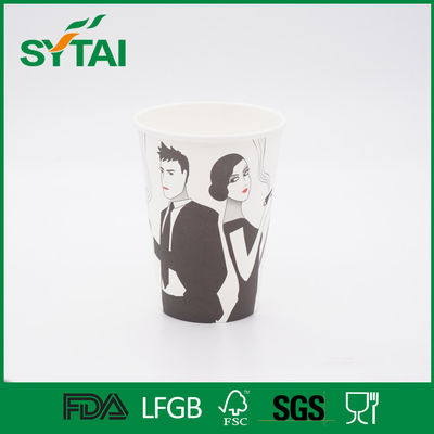 China Tazas de papel de la bebida caliente/fría de las tazas de papel ambientalmente de un sólo recinto, para el café proveedor