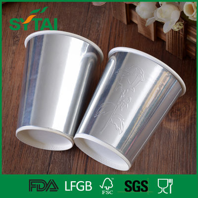 China Tazas disponibles de encargo para las bebidas calientes, color caliente del oro/de la astilla de las tazas de papel del café proveedor
