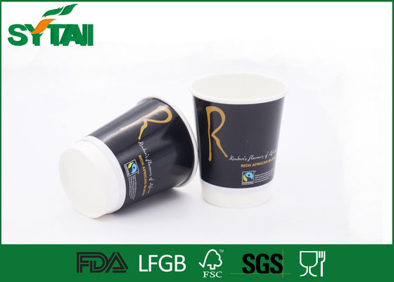 China Tazas de café de papel disponibles/tazas de consumición disponibles coloridas, categoría alimenticia 100% proveedor
