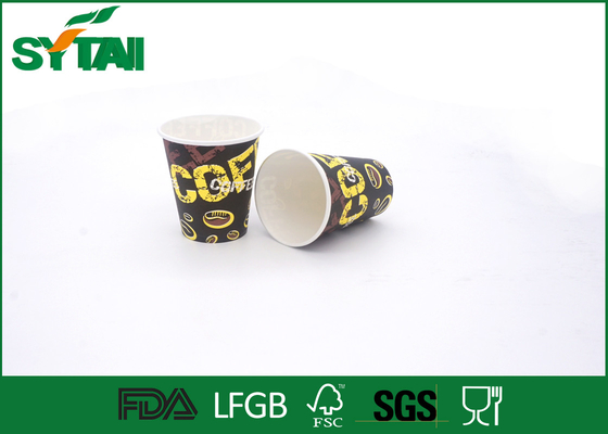 China Tazas de café de papel, impresión en offset disponible de las tazas de consumición con las tapas plásticas proveedor