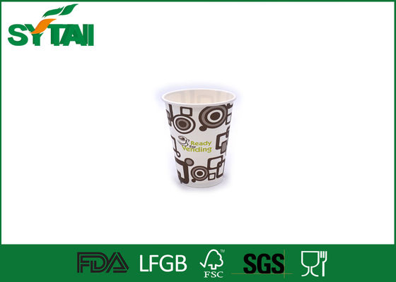 China Las tazas de papel de la bebida caliente de Customsized con el Takeaway de la tapa/del café ahuecan la certificación ISO9001 proveedor