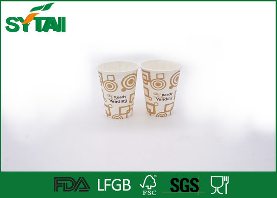 China Las tazas de café disponibles de la pared doble con las tapas/imprimieron el logotipo Customsized de las tazas de papel proveedor