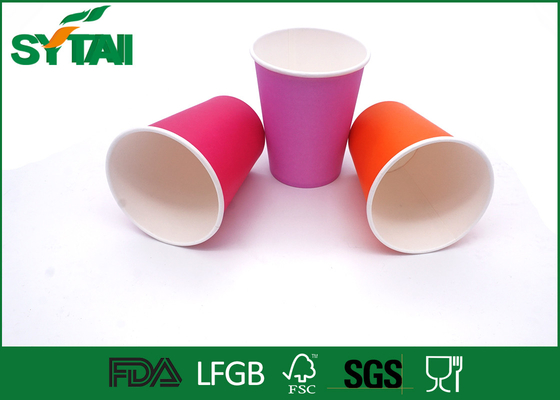 China Tazas de papel de un sólo recinto biodegradables para el café/la bebida/la leche calientes, Eco amistoso proveedor