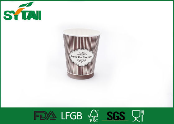 China Las tazas de papel biodegradables a granel calientes/aislaron el logotipo impreso Customsized de las tazas de papel proveedor