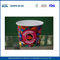 Logo de 9 oz impreso doble PE desechables tazas del helado / yogur tazas con tapas proveedor