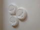 4 Gram Ronda Blanco o Negro Caño PET Plástico Tapas para desechables de papel tazas de café proveedor