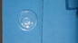 Cúpula de la Ronda claras helado de papel Copa Tapas con Orificio central, PET PS tapas de papel para la Copa proveedor