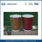Personalizados con aislamiento Ripple Wall Copas de papel para bebidas calientes o frías, bebidas desechables tazas de té proveedor