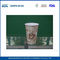 Soltero Cups Pared impermeables desechables de papel para caliente o bebidas frías, vaso de papel compostable proveedor