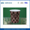 Desechables Bebida caliente Copas de papel / de una sola taza de papel de pared personalizado aislada Reciclable proveedor