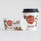 Tazas de papel de pared simple impresión de café y Chocolate caliente, reciclado papel bebiendo tazas con tapas proveedor