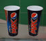 Las tazas de papel de la bebida fría reciclable de encargo imprimieron el logotipo para la bebida del frío del jugo proveedor