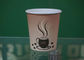 Tazas de café disponibles del papel de empapelar de la ondulación de la seguridad/del doble por encargo proveedor