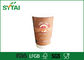 Tazas revestidas del papel de empapelar del doble del café express de 16 onzas PE para la bebida caliente proveedor