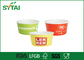 Tazas de helado de papel reciclado con impresión personalizada Polka Dot 24 oz papel tazas de sopa proveedor