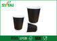 10oz tazas de papel de Kraft marrón para café, tazas para café expreso doble papel paredes proveedor