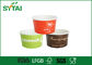 tazas de papel del helado 16oz/papel disponible biodegradable de los cuencos del helado proveedor