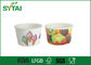 tazas de papel del helado 16oz/papel disponible biodegradable de los cuencos del helado proveedor