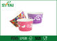 el logotipo 12oz imprimió el CUPS de papel con las tapas, FDA del helado del yogur proveedor