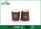 Aduana de 4 onzas Brown su taza de papel del café express disponible del diseño con el PE cubierto proveedor