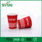 Reutilización ambiental única de un sólo recinto disponible del color rojo de las tazas de papel de la bebida proveedor