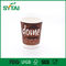 Tazas dobles disponibles del papel de empapelar para el café/el té, Eco - taza de papel amistosa proveedor