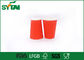 Tazas de papel 4oz-22oz de la ondulación roja de encargo con las tapas del plástico/del papel, Eco amistoso proveedor