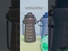 2000 ml libre de BPA Gimnasio deportivo Viajes Silicona Taza plegable Colores personalizables