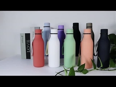 Botellas de agua aisladas de acero inoxidable a prueba de fugas