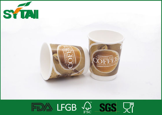 China 12 onzas Eco - el papel de empapelar doble amistoso ahueca disponible para el café/el té, impresión en offset proveedor