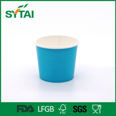 China Tazas de papel disponibles coloridas del helado con la impresión de Flexo, Eco - amistoso proveedor