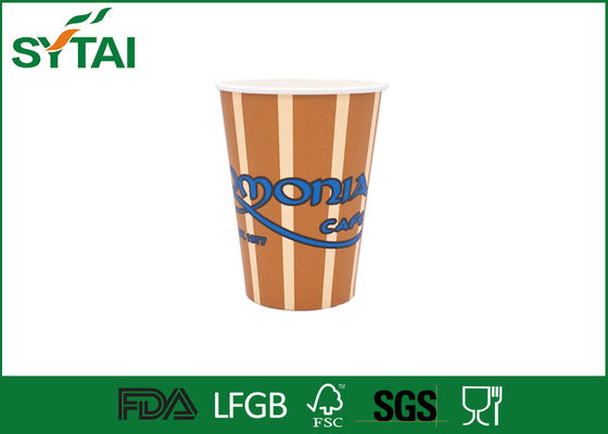 China Impresión de papel disponible de consumición amistosa de Flexo del logotipo de las tazas de café de Eco proveedor