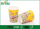 cubos de papel reciclados Disposible de las palomitas 24-170oz con la impresión modificada para requisitos particulares proveedor